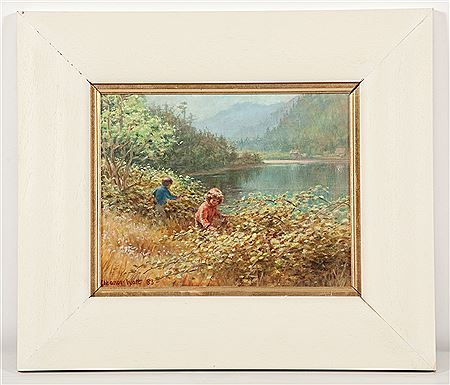 PICKING BRAMBLES by Eleanor Watt - Auction record, sale price, and art valuation. Compare with similar artists and explore comparable artworks.