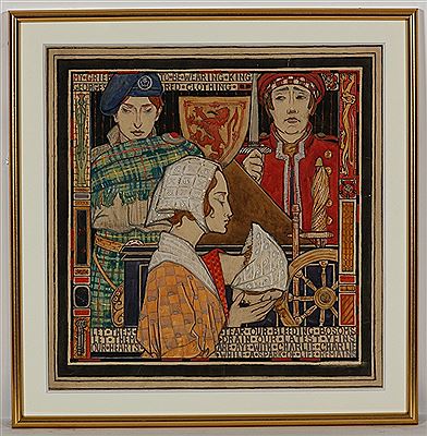 LAMENT FOR THE TARTAN by Mabel Dawson - Auction record, sale price, and art valuation. Compare with similar artists and explore comparable artworks.