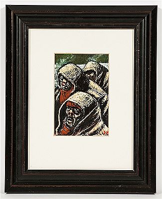 THE DRUIDS by Donald Mcleod - Auction record, sale price, and art valuation. Compare with similar artists and explore comparable artworks.