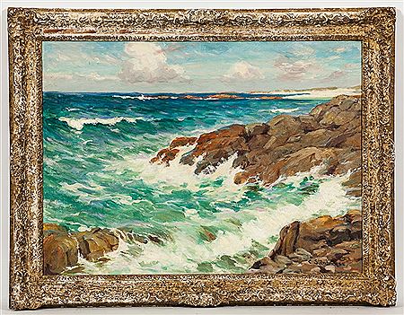 Sample artwork by Charles Stenhouse (1878 - 1946), known for seascape, harbour scene and french landscape painting - View similar artists and auction records