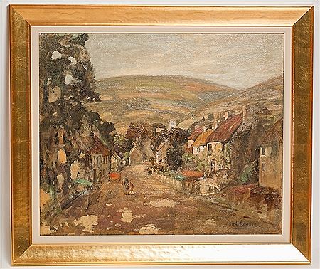 BORDERS VILLAGE SCENE