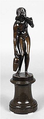 Depiction of a naked beauty