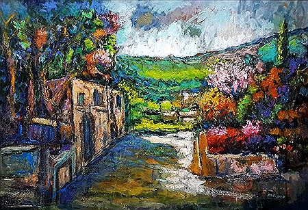 Ein Karem by Abraham Shemi-Shoham - Auction record, sale price, and art valuation. Compare with similar artists and explore comparable artworks.