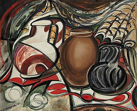 Nature morte aux trois pots