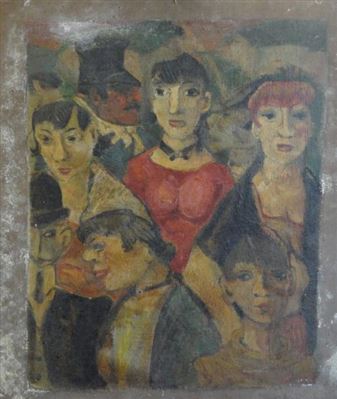 La foule by Maurice Belpaume - Auction record, sale price, and art valuation. Compare with similar artists and explore comparable artworks.