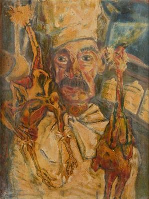 Le boucher by Maurice Belpaume - Auction record, sale price, and art valuation. Compare with similar artists and explore comparable artworks.