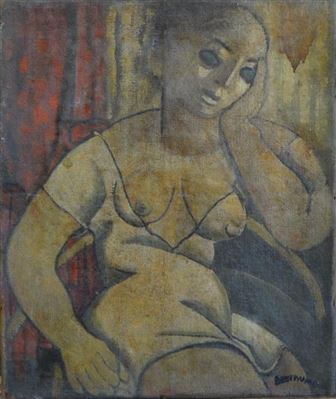 Femme à la robe blanche