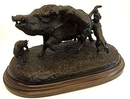 Sample artwork by Josechu Lalanda (1939 - 1984), known for animal sculpture - View similar artists and auction records