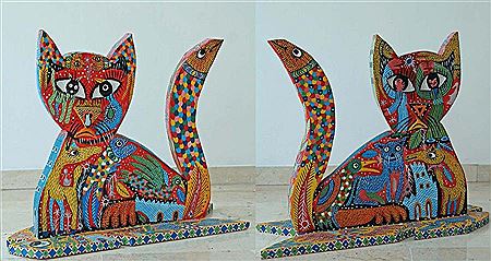 Le chat by Mohammed Tabal - Auction record, sale price, and art valuation. Compare with similar artists and explore comparable artworks.