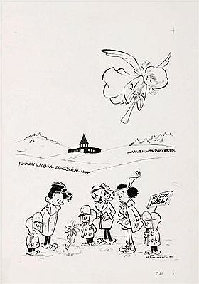 Modeste et Pompon Tintin Spécial Noël 1961