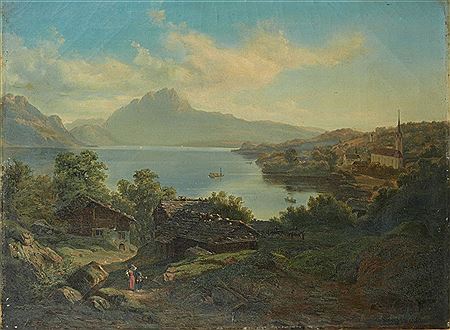 Vues des Quatre-Cantons (a pair)