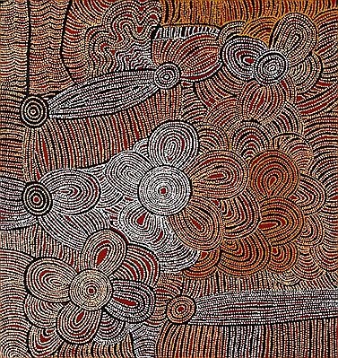 Sample artwork by Tjawina Porter Nampitjinpa (Born c1950), known for aboriginal artist - View similar artists and auction records