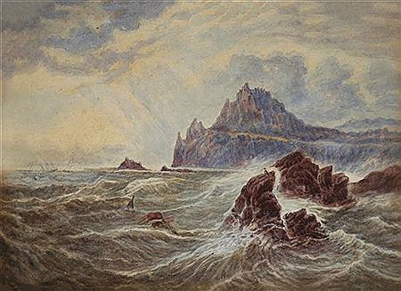 Landscape, 1860's (2) by George Chamier - Auction record, sale price, and art valuation. Compare with similar artists and explore comparable artworks.