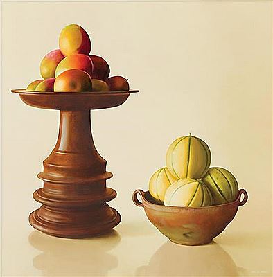 Mangos y melons by Peter Artens - Auction record, sale price, and art valuation. Compare with similar artists and explore comparable artworks.