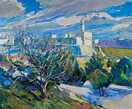 Sample artwork by Aaron April (1932 - 2020), known for paintings - View similar artists and auction records