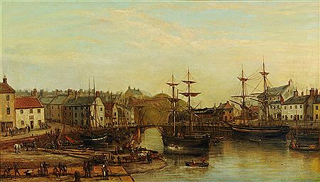 Maryport Harbour, Moat Hill, Graving Bank Bridge, Peat's Shipyard