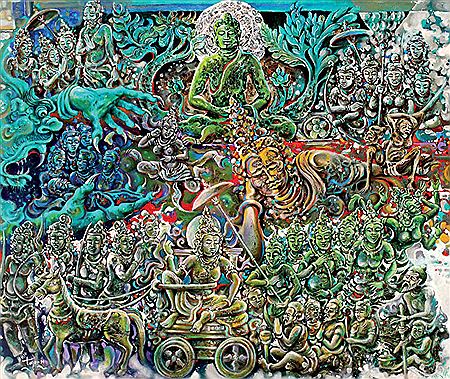 Journey of Budhi Satya, 1994 by Rilantono - Auction record, sale price, and art valuation. Compare with similar artists and explore comparable artworks.