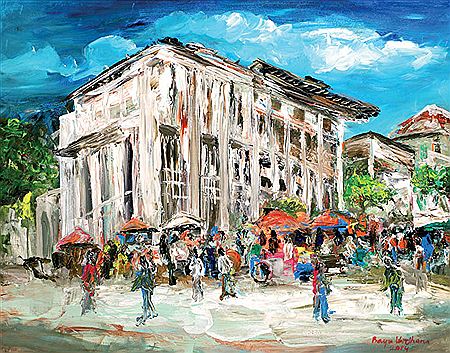 Sample artwork by Bayu Wardhana (Born 1964), known for painting - View similar artists and auction records
