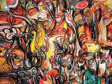 Pschography, 1998 by Frans Nadjira - Auction record, sale price, and art valuation. Compare with similar artists and explore comparable artworks.