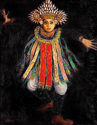 Sample artwork by Alimin Tamin (1932 - 2004), known for painting - View similar artists and auction records