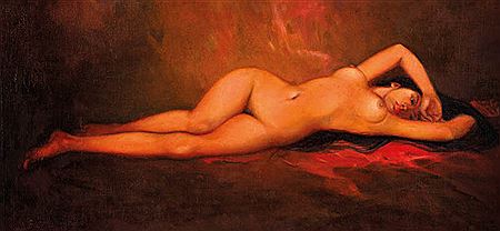 Reclining Nude by Toyib - Auction record, sale price, and art valuation. Compare with similar artists and explore comparable artworks.