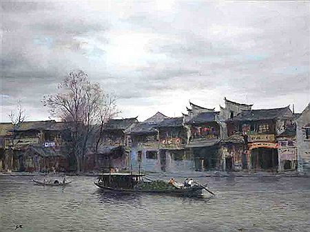 Riverside by Chudian Chen - Auction record, sale price, and art valuation. Compare with similar artists and explore comparable artworks.