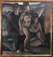 Sur les genoux. 1923