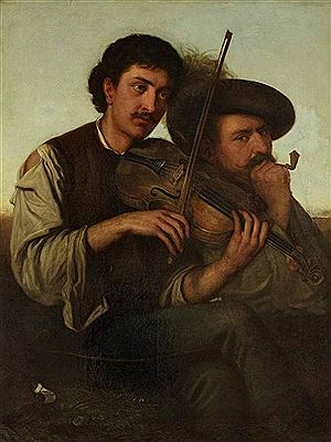 Geiger und Pfeifenraucher