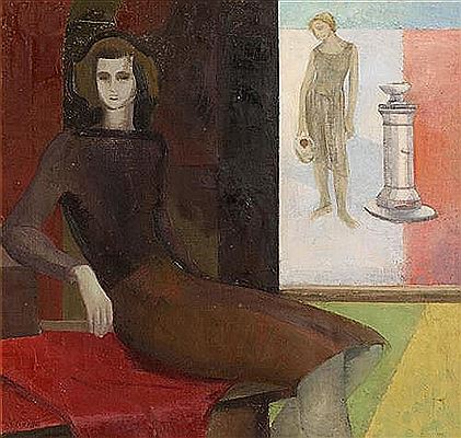 Two Figures and a Source of Water