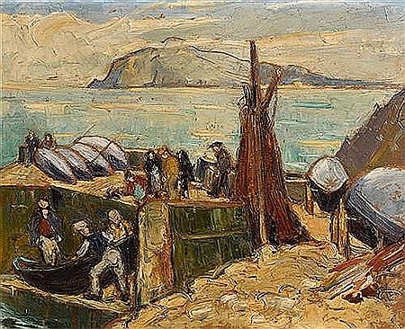 Sample artwork by Marjorie Henry (1900 - 1974), known for painting - View similar artists and auction records