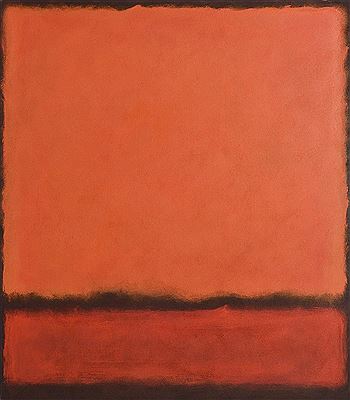 'After Mark Rothko - Red & Orange on Red'