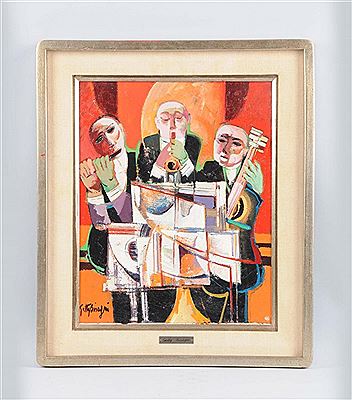 The Jazz Trio by Getty Bisagni - Auction record, sale price, and art valuation. Compare with similar artists and explore comparable artworks.