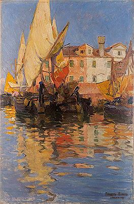 Giornata di sole a Venezia, 1907 by Pieretto Bianco Bortoluzzi - Auction record, sale price, and art valuation. Compare with similar artists and explore comparable artworks.
