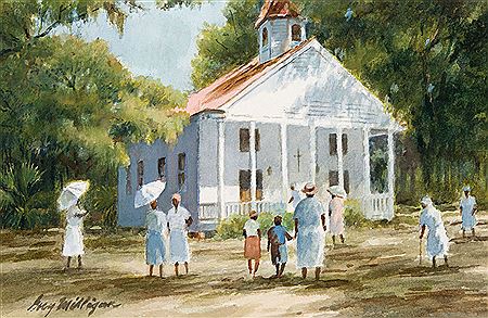Daufuskie Service by Guy Milligan - Auction record, sale price, and art valuation. Compare with similar artists and explore comparable artworks.