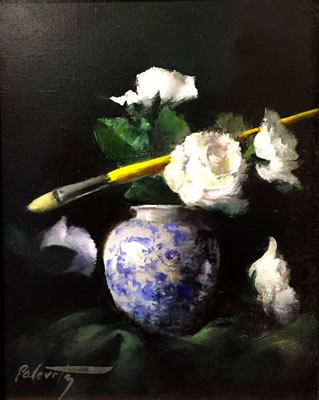 Rosebrush by Robert Palevitz - Auction record, sale price, and art valuation. Compare with similar artists and explore comparable artworks.