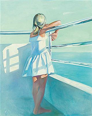 "Mädchen und Meer II"