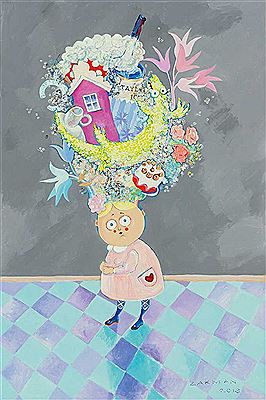 "Fantasy" by Dina Zakman - Auction record, sale price, and art valuation. Compare with similar artists and explore comparable artworks.