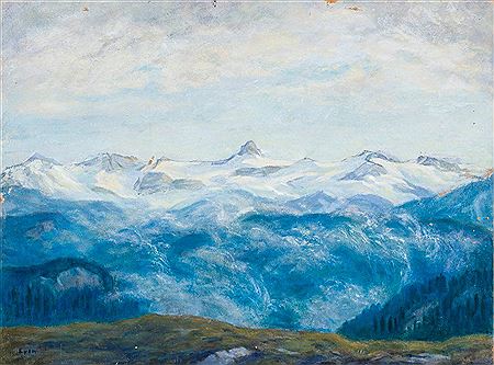 Bergkette in Vorarlberg