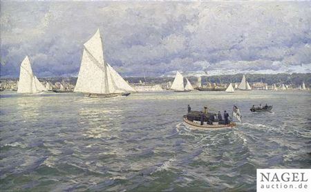 Sailing regatta at Cowes