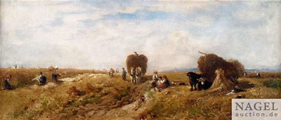 At the harvest.