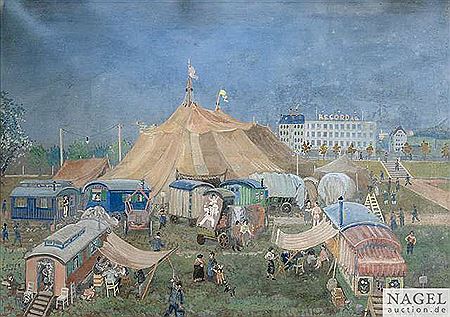 "Zirkus auf dem Wasen" by Reinhold Nagele - Auction record, sale price, and art valuation. Compare with similar artists and explore comparable artworks.