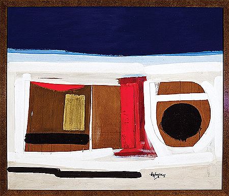 "Cedar Beach", 1965 by Robert Helmer - Auction record, sale price, and art valuation. Compare with similar artists and explore comparable artworks.
