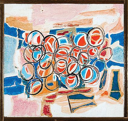 "Abstract Composition" by John Clemmer - Auction record, sale price, and art valuation. Compare with similar artists and explore comparable artworks.