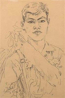 Sample artwork by Quang Tho (1929 - 2001), known for painting - View similar artists and auction records