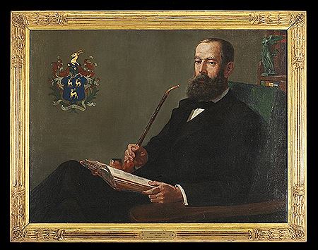 "Portrait of Arnold Green, Esquire, In His Study"