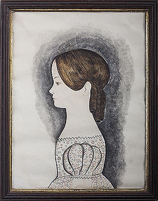Portrait of a Young Girl, Her Hair in Ringlets by Mary Tucker - Auction record, sale price, and art valuation. Compare with similar artists and explore comparable artworks.