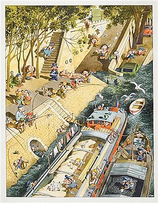 Les quais de Seine.