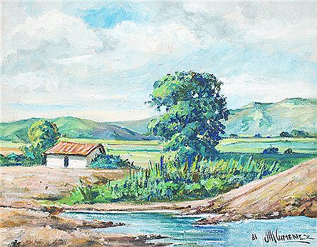 Hacienda El Tocuyo, 1981 by Jose Jimenez Chemaría - Auction record, sale price, and art valuation. Compare with similar artists and explore comparable artworks.