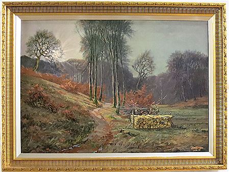 Country path in early winter by Carl Leopold Nielsen - Auction record, sale price, and art valuation. Compare with similar artists and explore comparable artworks.