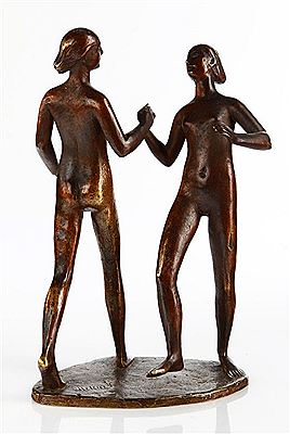 Dancers by Sandor Mikus - Auction record, sale price, and art valuation. Compare with similar artists and explore comparable artworks.